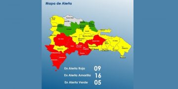 COE mantiene 9 provincias en alerta roja por los efectos del huracán Melissa