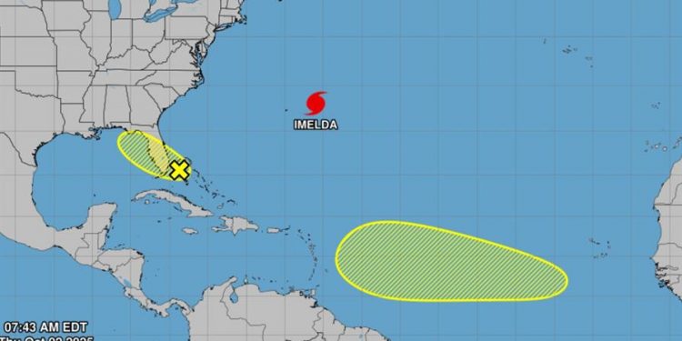 Indomet vigila área de baja presión cerca de Bahamas; no representa peligro para el país