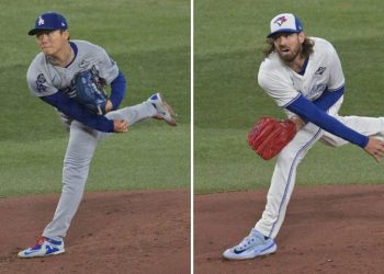 Azulejos a un juego de levantar el trofeo de la Serie Mundial y los Dodgers están al límite