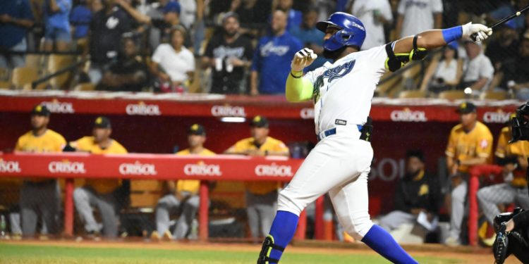 Mel Rojas Jr. da un grand slam y Licey corta rachas al derrotar 7-1 a las Águilas