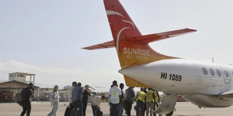 Sunrise Airways suspende sus vuelos a Haití