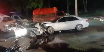 Accidente en la Circunvalación Sur deja cinco heridos, entre ellos dos niños, en Santiago
