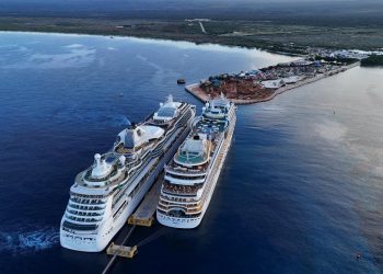 Presidente Abinader celebra llegada histórica de dos cruceros con 4,679 pasajeros a Pedernales
