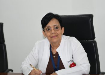 Directora Hospital Infantil Arturo Grullón destaca eficiencia del servicio de agua potable en dicho centro