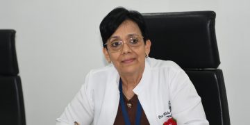 Directora Hospital Infantil Arturo Grullón destaca eficiencia del servicio de agua potable en dicho centro