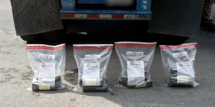 DNCD frustra envío de 18 paquetes de presunta cocaína con destino a Puerto Rico