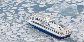Ferry de Nueva York suspende sus rutas por los ríos congelados