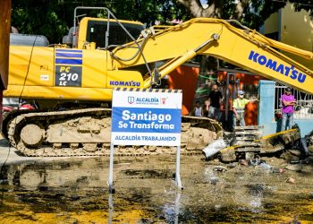 Alcaldía de Santiago interviene Cañada de Rafey en respuesta a demandas de saneamiento