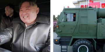 Corea del Norte presentó un nuevo lanzacohetes con capacidad nuclear