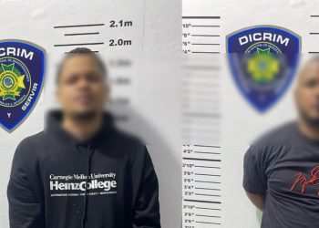 Dos hombres son apresados luego de tirotear una patrulla policial en Santiago