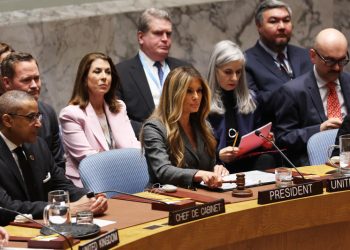 Melania Trump encabeza reunión en la ONU