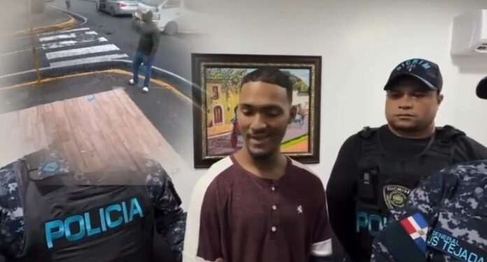 Se entrega acusado de asaltar a mujer en Santiago y niega conocer a cómplice