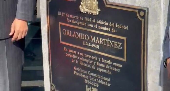 Designan sede del INDOTEL con el nombre de Orlando Martínez