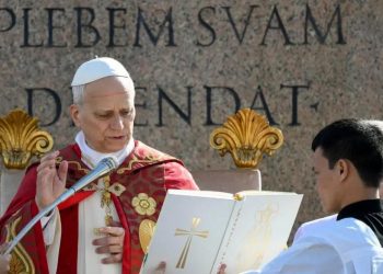 Papa León XIV condena la guerra en Domingo de Ramos