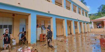 Infraestructura Escolar trabaja en rehabilitación de siete escuelas afectadas por inundaciones en Gaspar Hernández