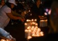 Vigilia por las víctimas del Jet Set transcurrió bajo la lluvia y la luz de las velas