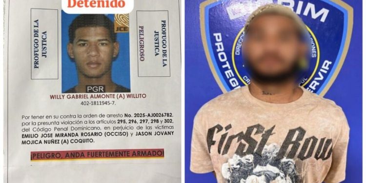 PN y MP capturan a “Wilito”, prófugo por homicidio ocurrido en Pekín en 2025