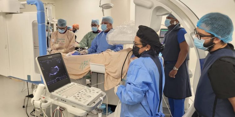 Hospital Cabral y Báez realiza con éxito cierre percutáneo de cardiopatías estructurales; procedimiento de alta complejidad