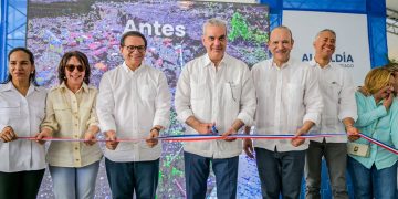 Alcaldía de Santiago entrega Parque Los Jazmines junto al presidente Abinader con inversión de más de RD$10,226,705.6