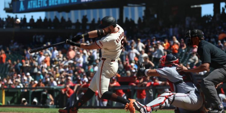Grand slam de Eldridge en el noveno corona gran remontada de los Gigantes