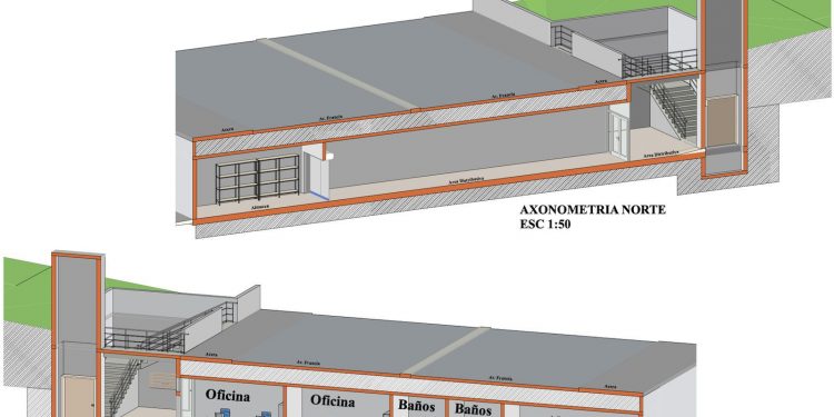 Inician obras de baños públicos en en el paso a desnivel del Monumento