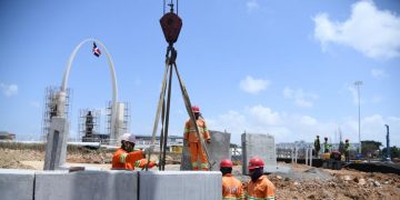 Avanzan a toda marcha los trabajos del túnel en la Plaza de la Bandera