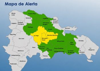 Colocan tres provincias en alerta amarilla por efectos de vaguada