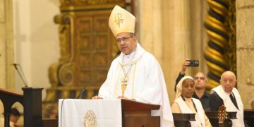En misa por Juan Pablo Duarte, obispo Morel Diplán llama a aprobar el Código Penal con firmeza