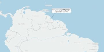 Autoridades de Guyana continúan la búsqueda de 66 personas tras naufragio de ferry
