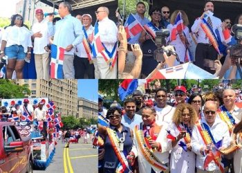 Miles participaron en el desfile dominicano del Bronx, New York