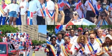 Miles participaron en el desfile dominicano del Bronx, New York