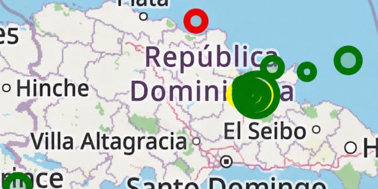 Se registran dos temblores de 4,5 y 3,2 grados al sur de Sánchez, en Samaná