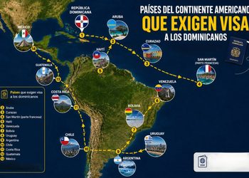 Haití y otros países cercanos en los que el pasaporte dominicano "no abre" las fronteras
