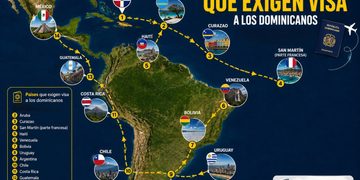 Haití y otros países cercanos en los que el pasaporte dominicano "no abre" las fronteras