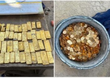 Hallan una gran cantidad de lingotes y monedas de oro en una construcción en Bélgica