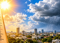 Indomet prevé temperaturas elevadas y aguaceros locales este miércoles