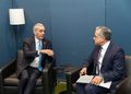 Director general de la UNESCO y el presidente Abinader conversaron sobre los avances de República Dominicana reflejados en el reporte Global Education Monitoring Report 2026