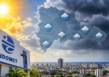 Indomet prevé lluvias locales en varias provincias pese al predominio de un sistema de alta presión