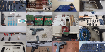 La PN arresta a 287 personas y ocupa drogas, dinero y armas